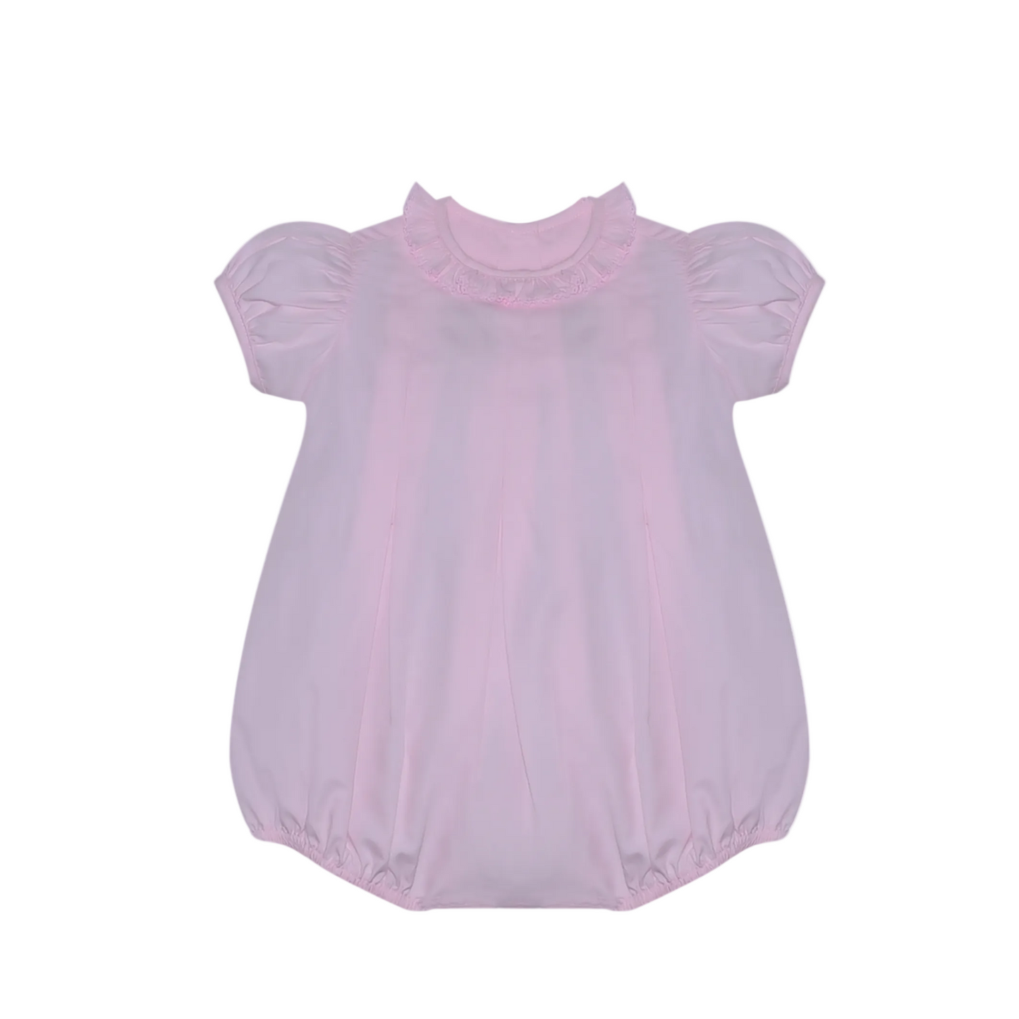 Pink Bubble - Ruffle Picot Collar
