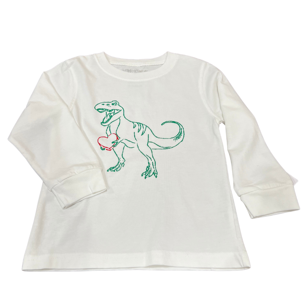 Valentines Dinosaurs DTF Full Colour Iron on T Shirt Transfer – Eliza Henri  Craft Supply