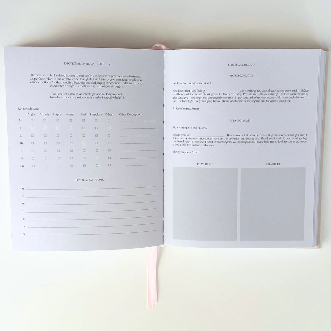 Grace-Filled Postpartum: A 12 Month Well-Being Journal