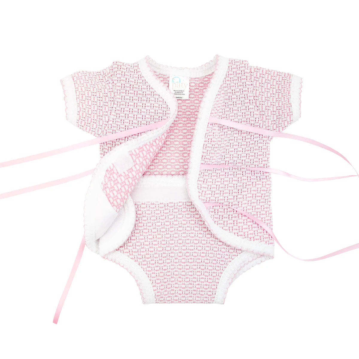 Pink Bubble with Ribbon Ties