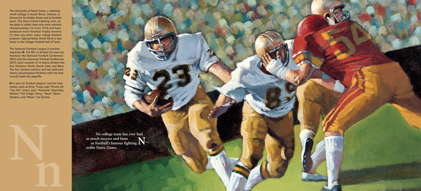 T is for Touchdown: A Football Alphabet in paperback