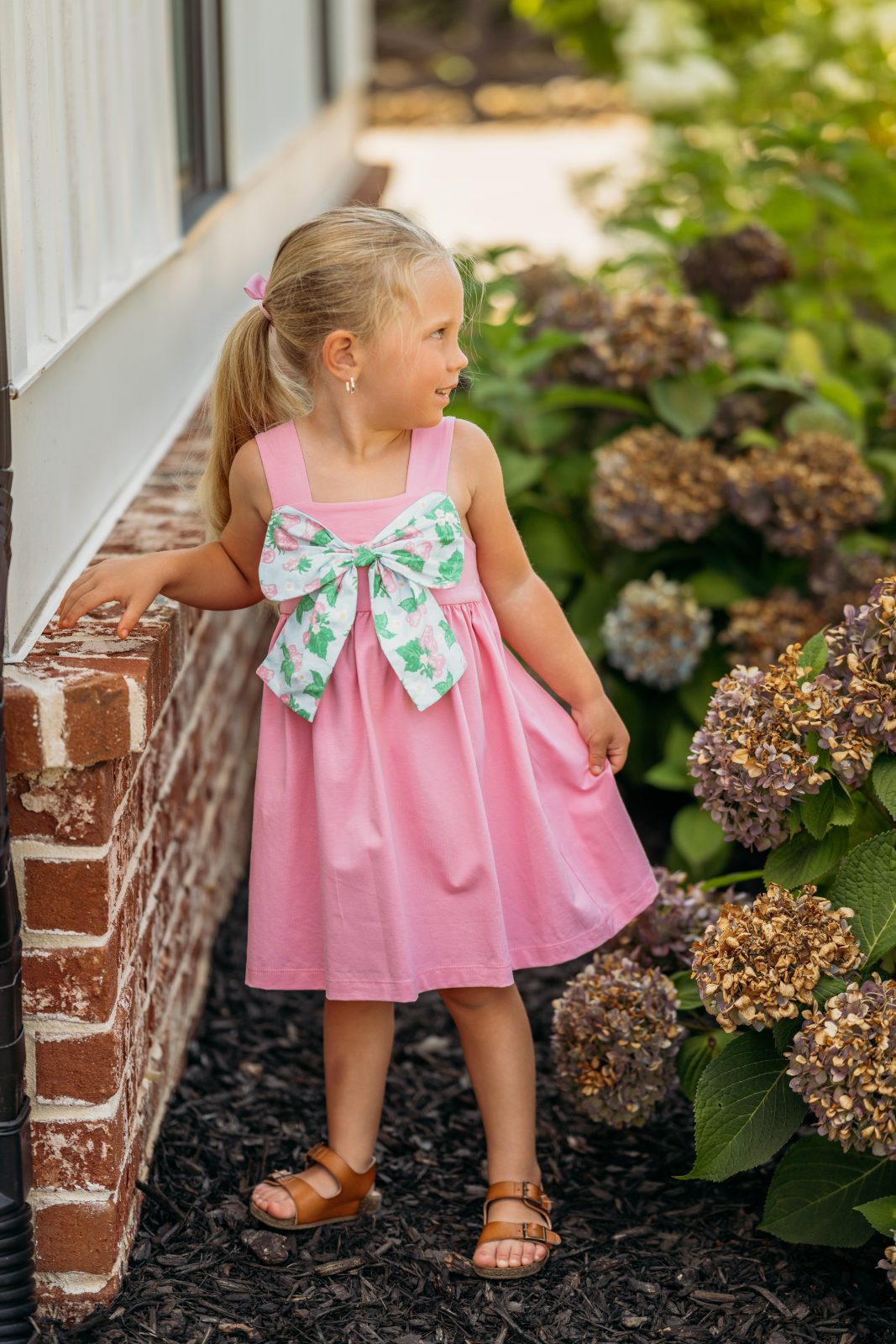 Strawberry Picking Bow Dress