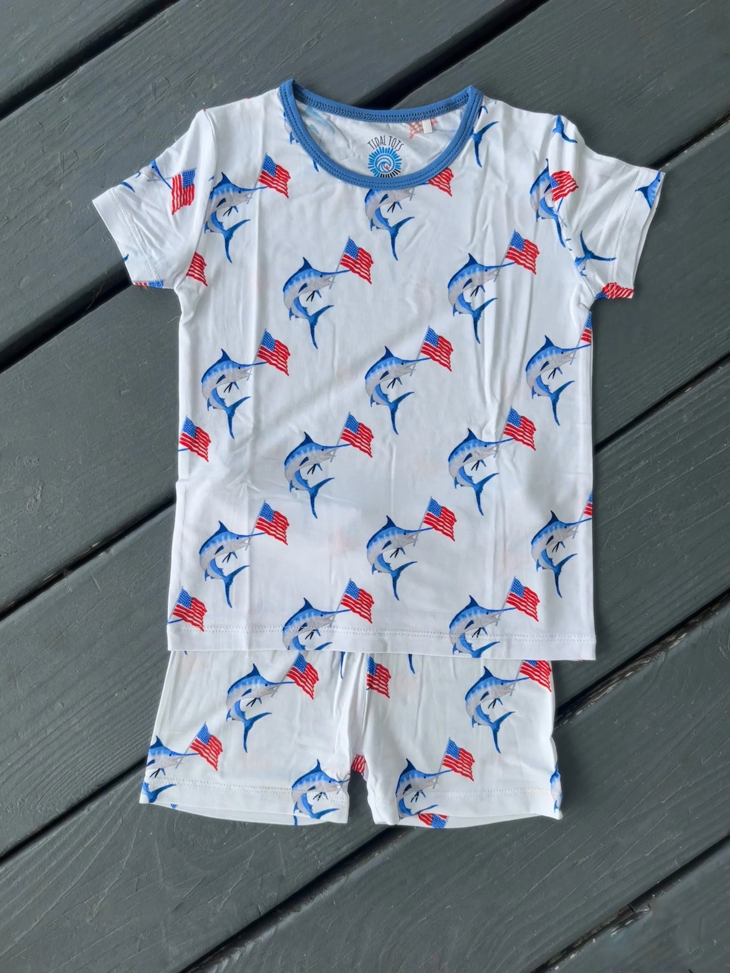 Merica' Marlin Short Set Pajama