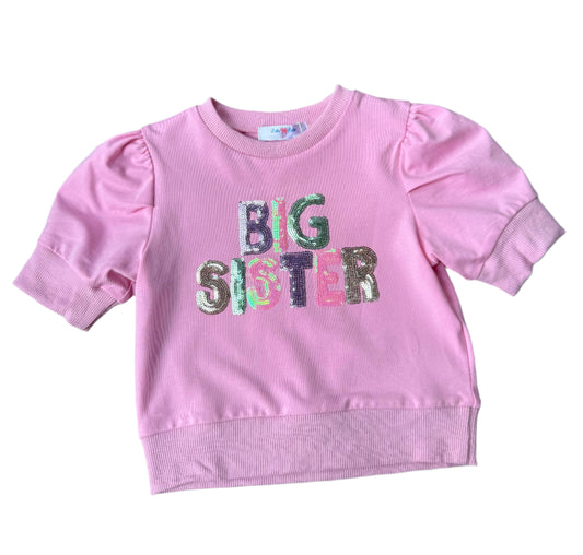 Lily Pink Sequin Shirt- BIG SIS
