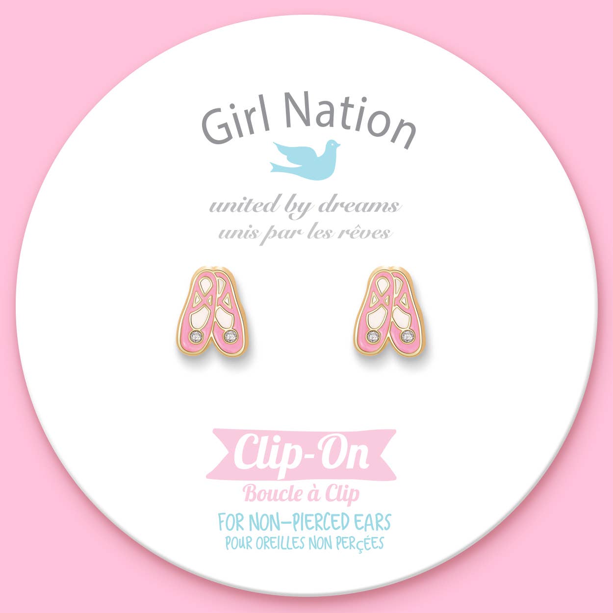 CLIP ON Cutie Earrings | Ballet Slippers