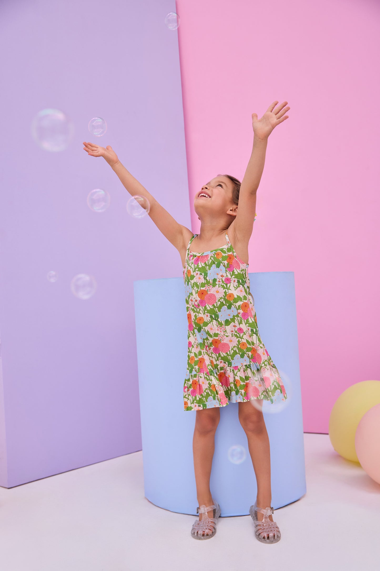 Strappy Dress - Longmeadow Floral