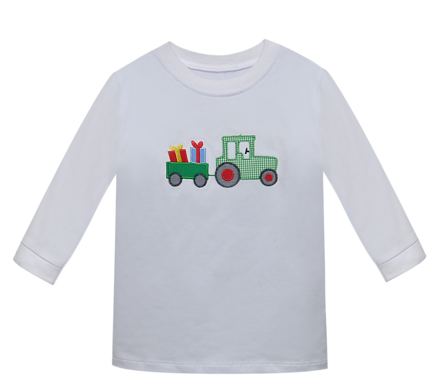 White Houston Shirt - Tractor with Gift Box