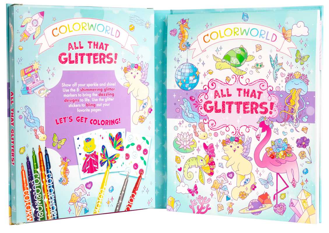 ColorWorld: All That Glitters! Coloring Sticker Book
