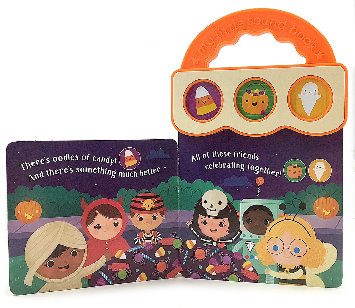 Trick Or Treat Halloween 3 Button Interactive Sound Book
