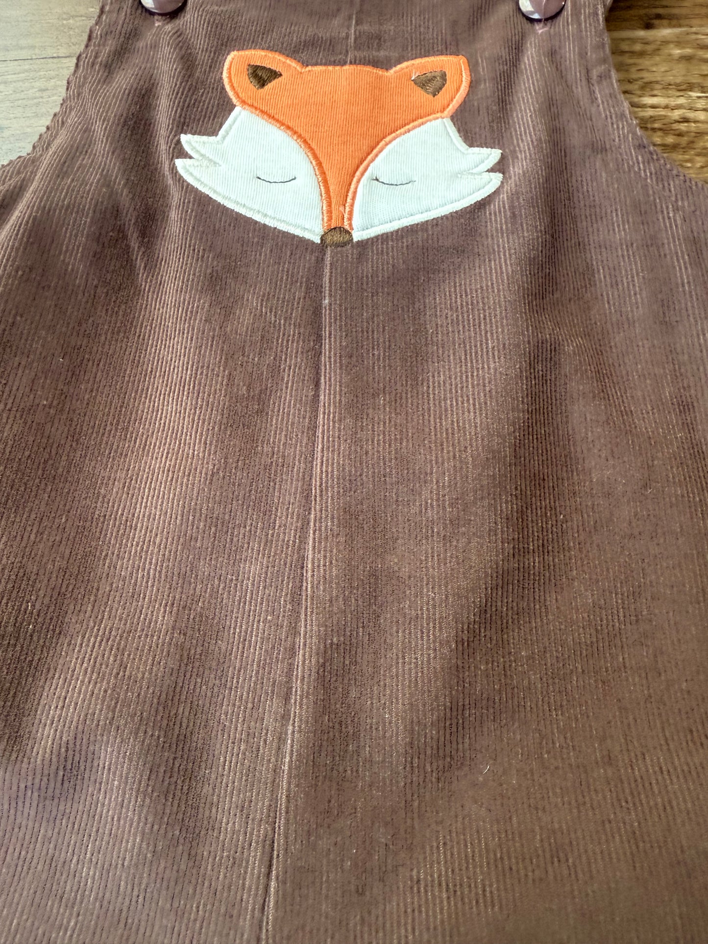 Brown Corduroy John John - Fox