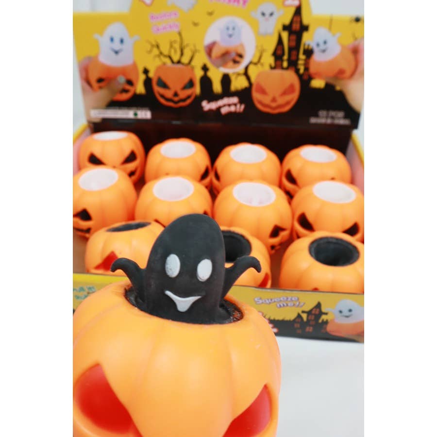 Halloween Squeeze Pumpkin Ghost Toys