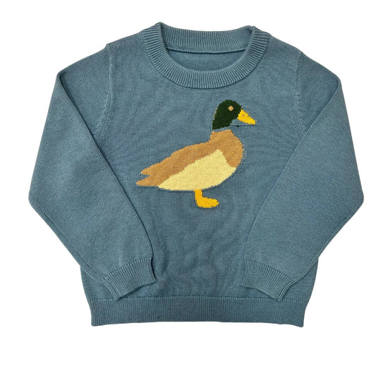 Blue Sweater - Duck