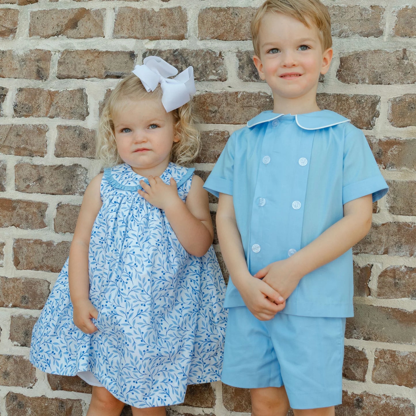 Dressy Short Set - Summer Blue