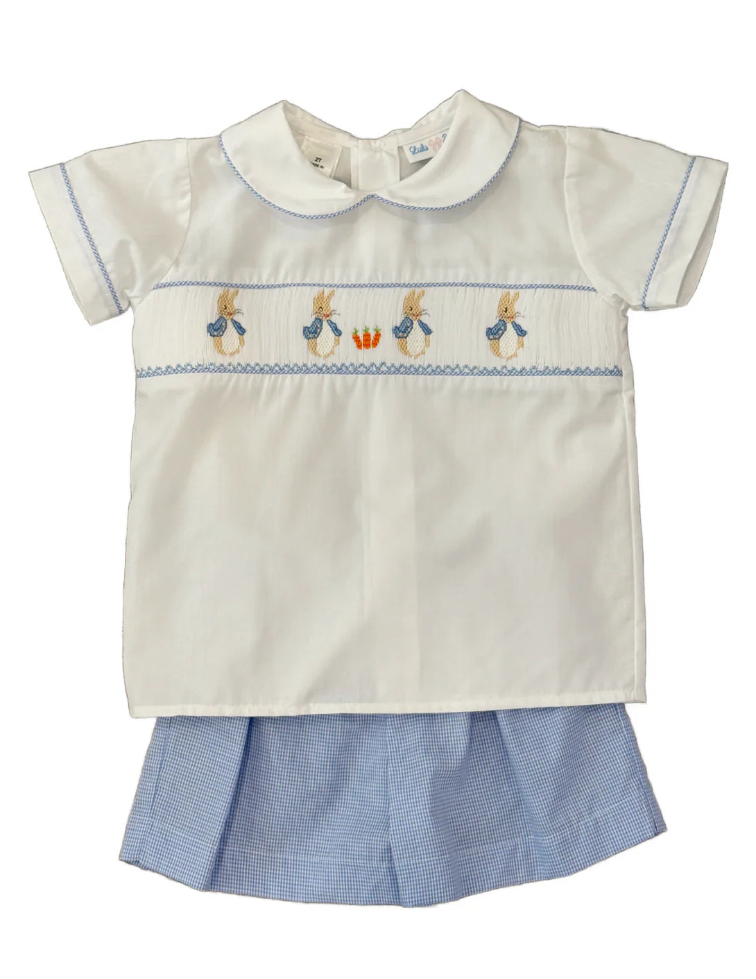 Drew Smocked Short Set - Peter Rabbit