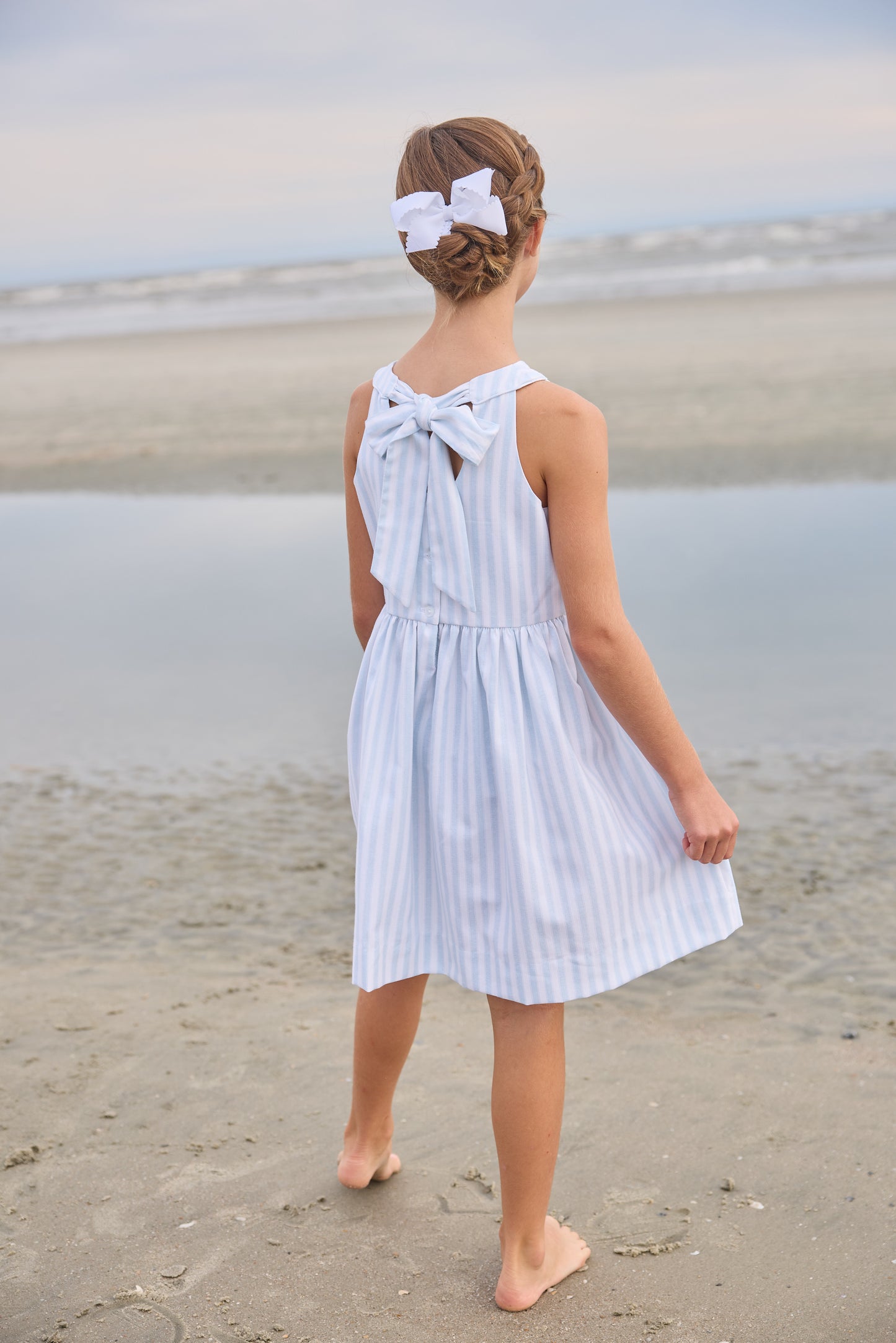 Bow Back Annie Dress - Savannah Stripe