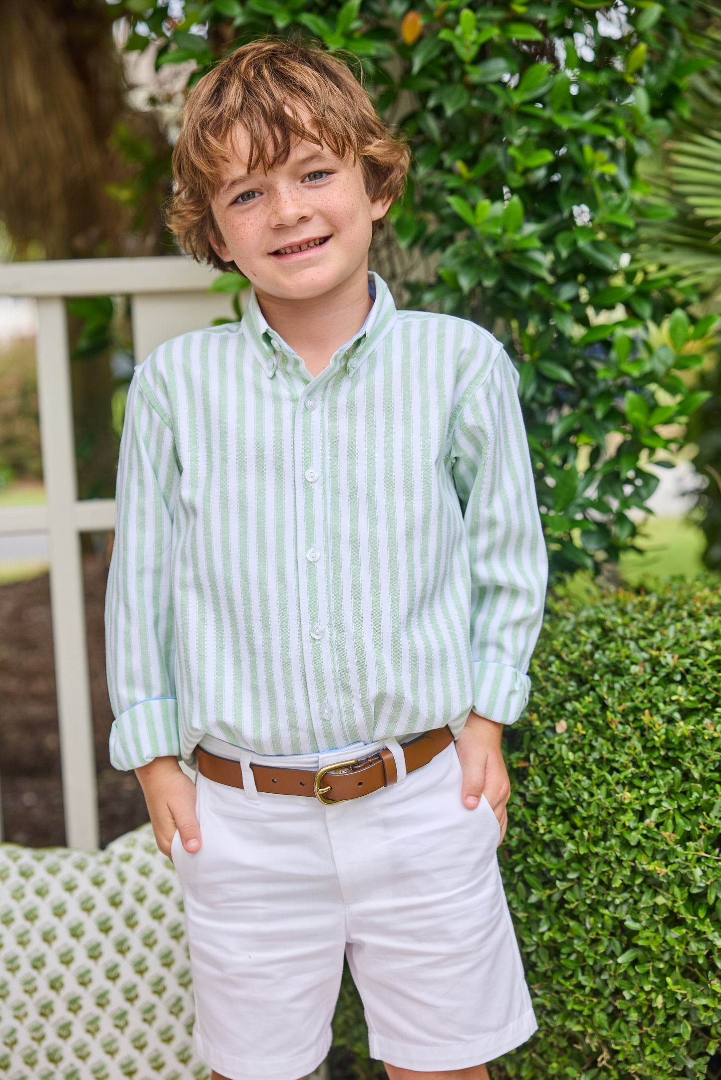 Button Down Shirt - Meriwether Stripe