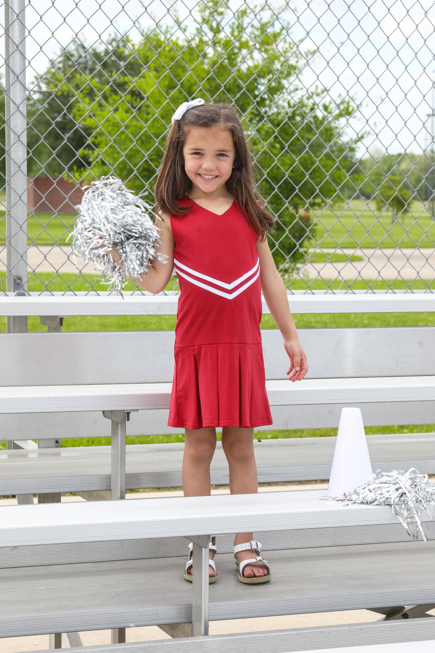 Cheer Uniform Dress - Garnet