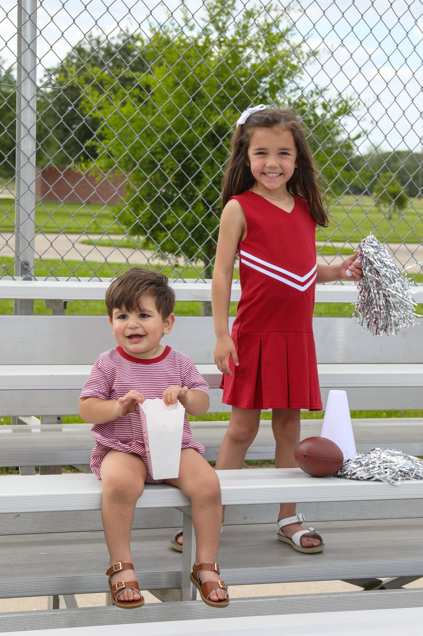 Cheer Uniform Dress - Garnet
