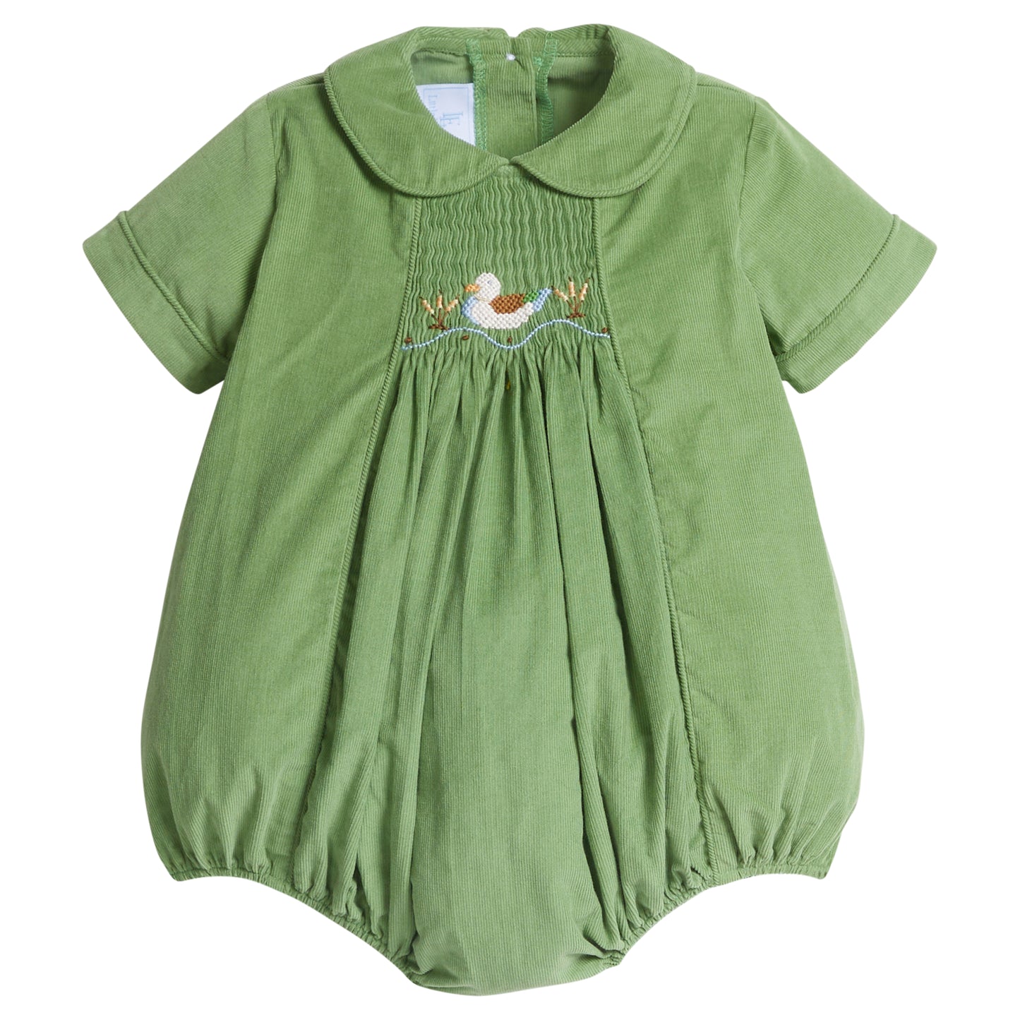 Chest Smocked Bubble - Mallard