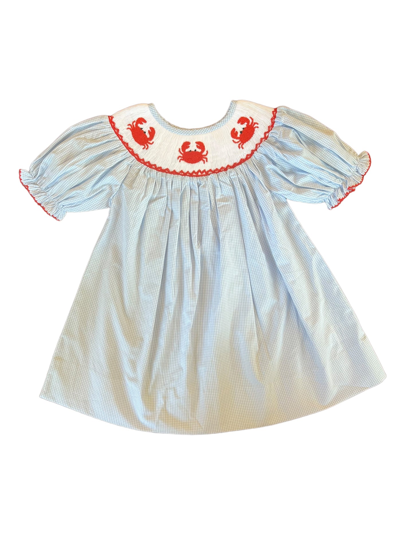Crabby Smocked Dress