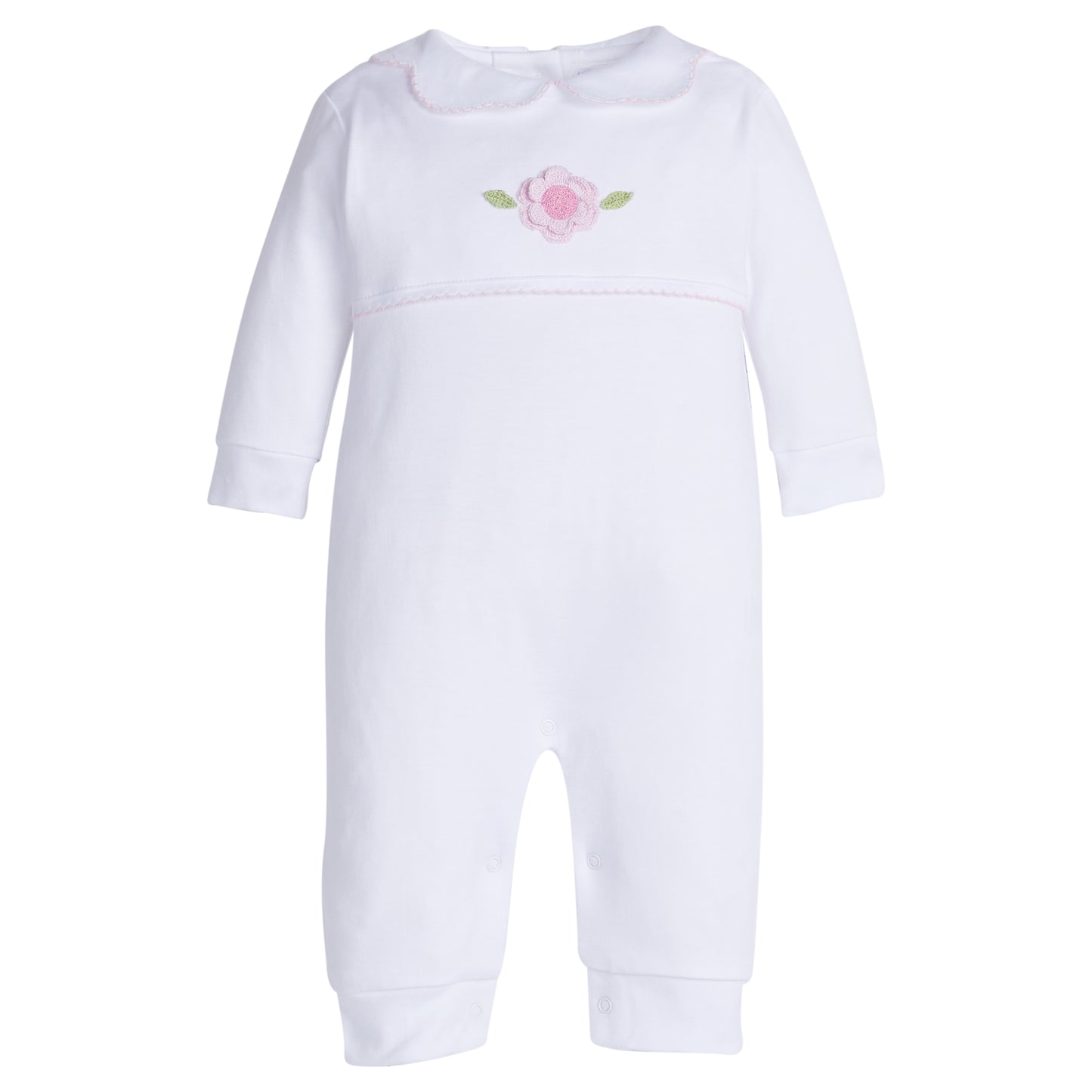 Crochet Playsuit - Rose