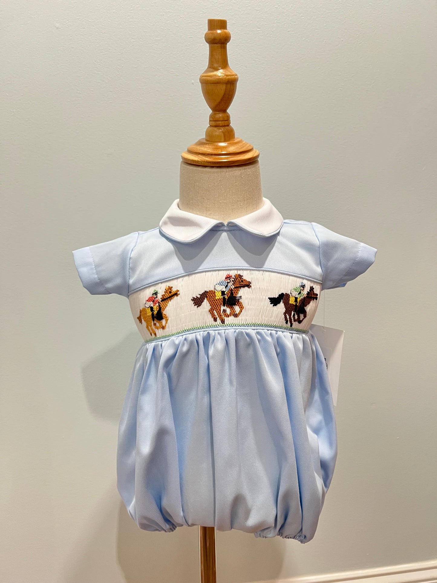 Derby Smocked Boy Bubble