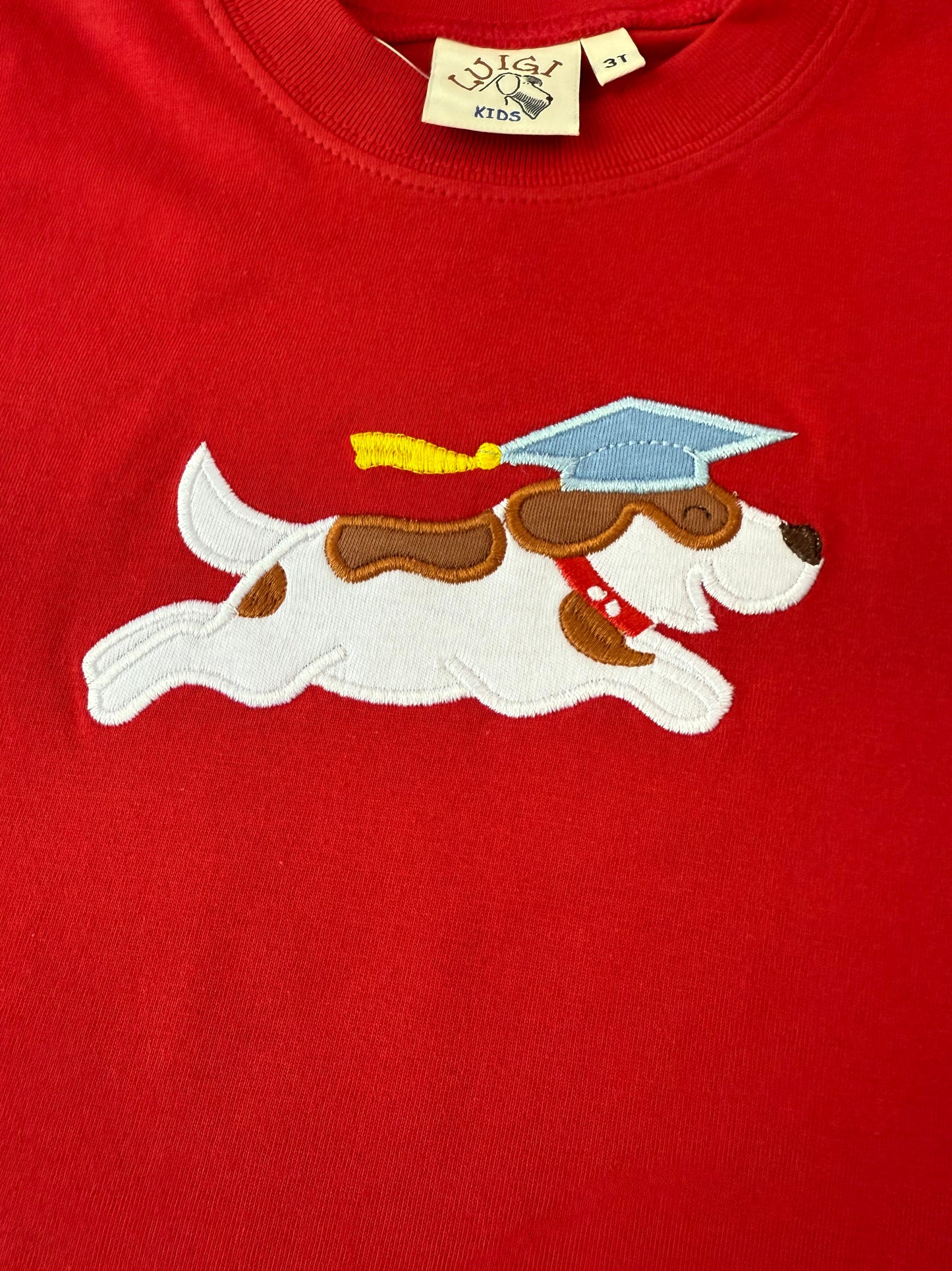 Dog with Graduation Cap SS Tee