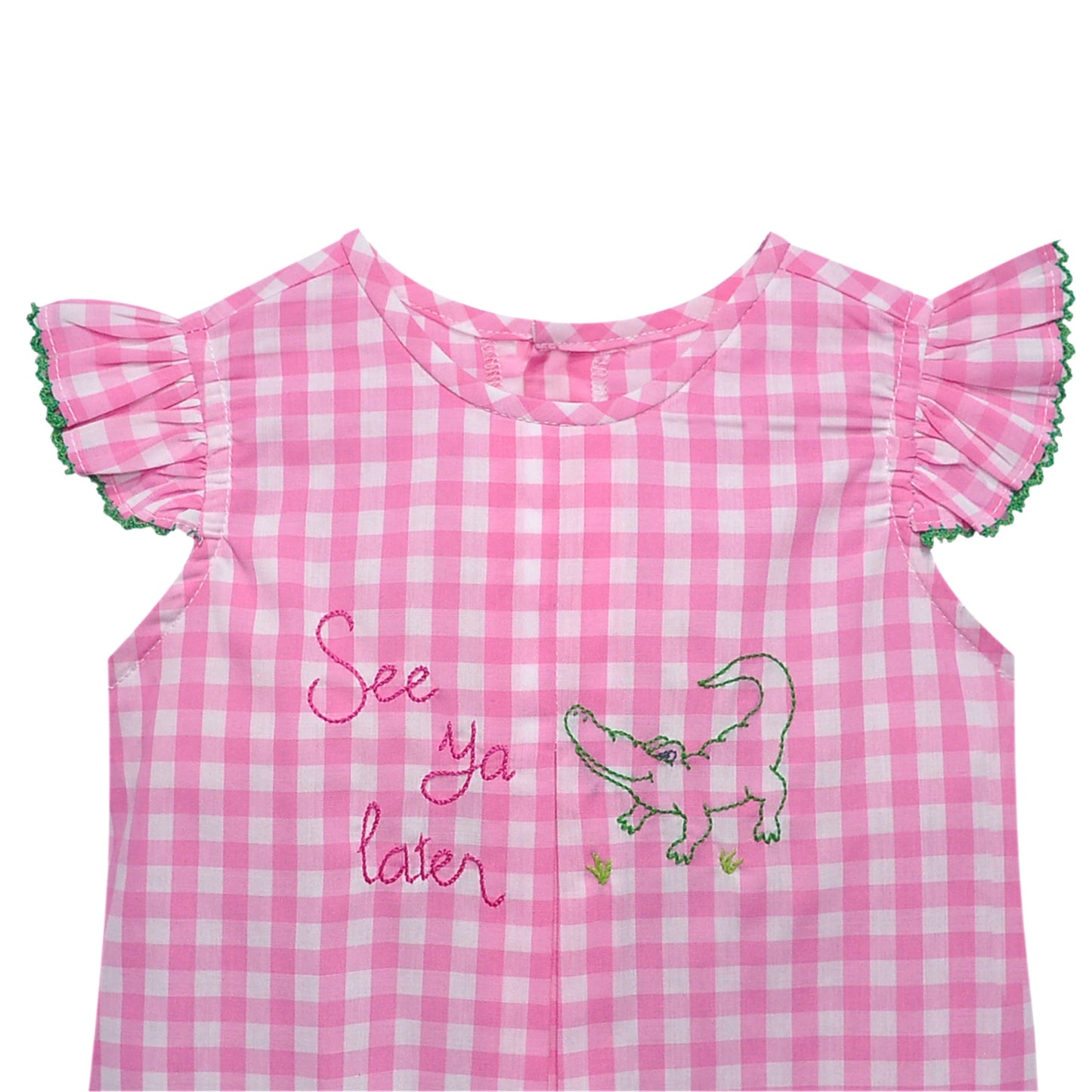 Pink Charlotte Dress - See Ya Later Alligator