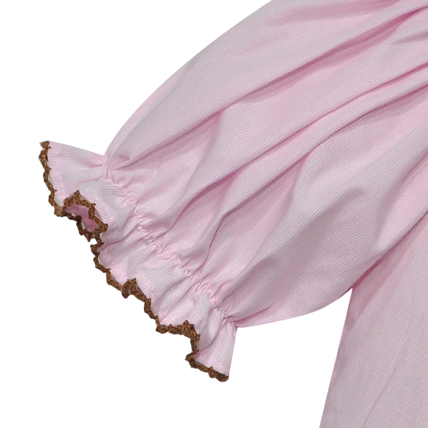Pink Georgette Bishop Dress - Mallards