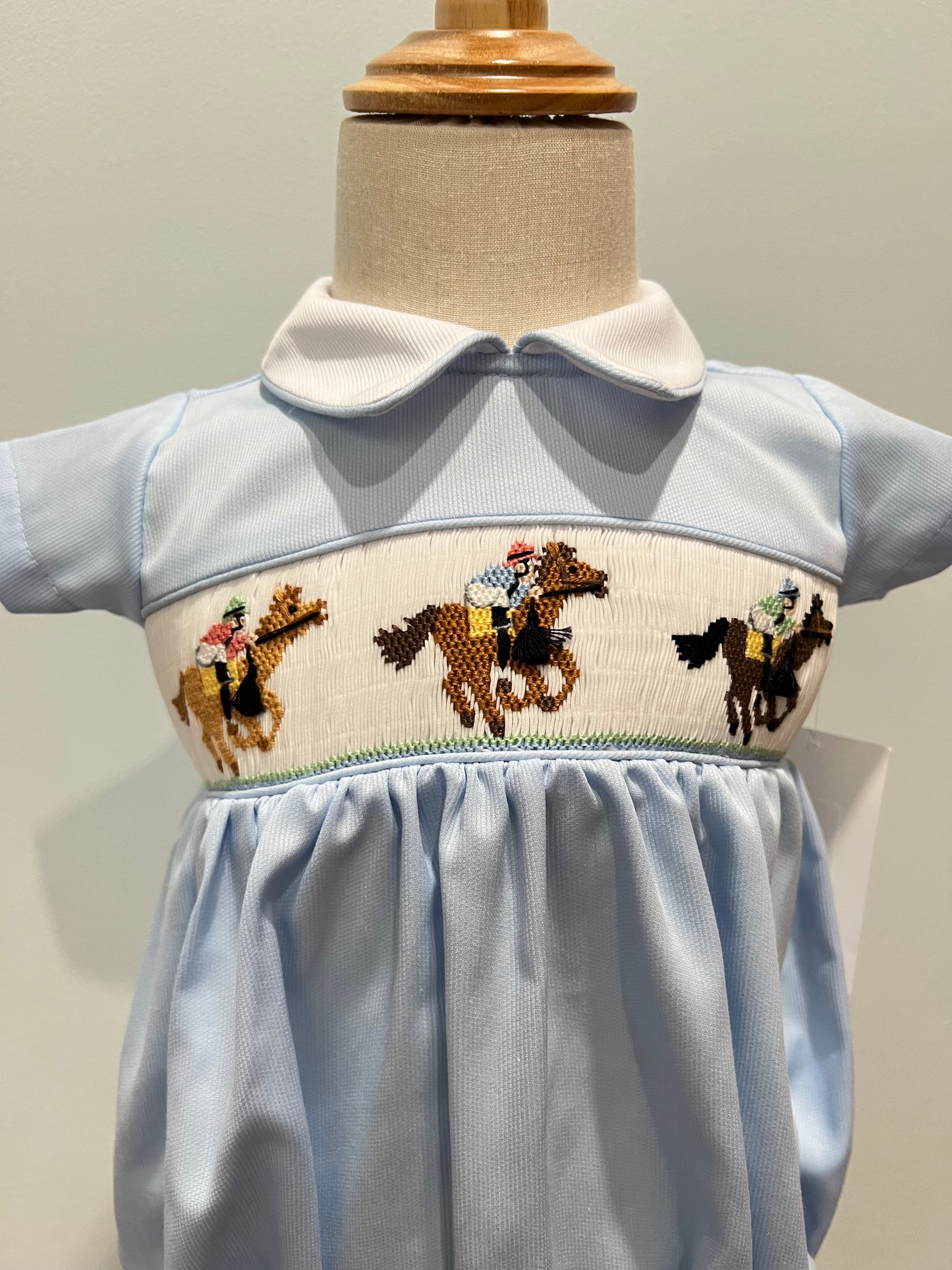 Derby Smocked Boy Bubble