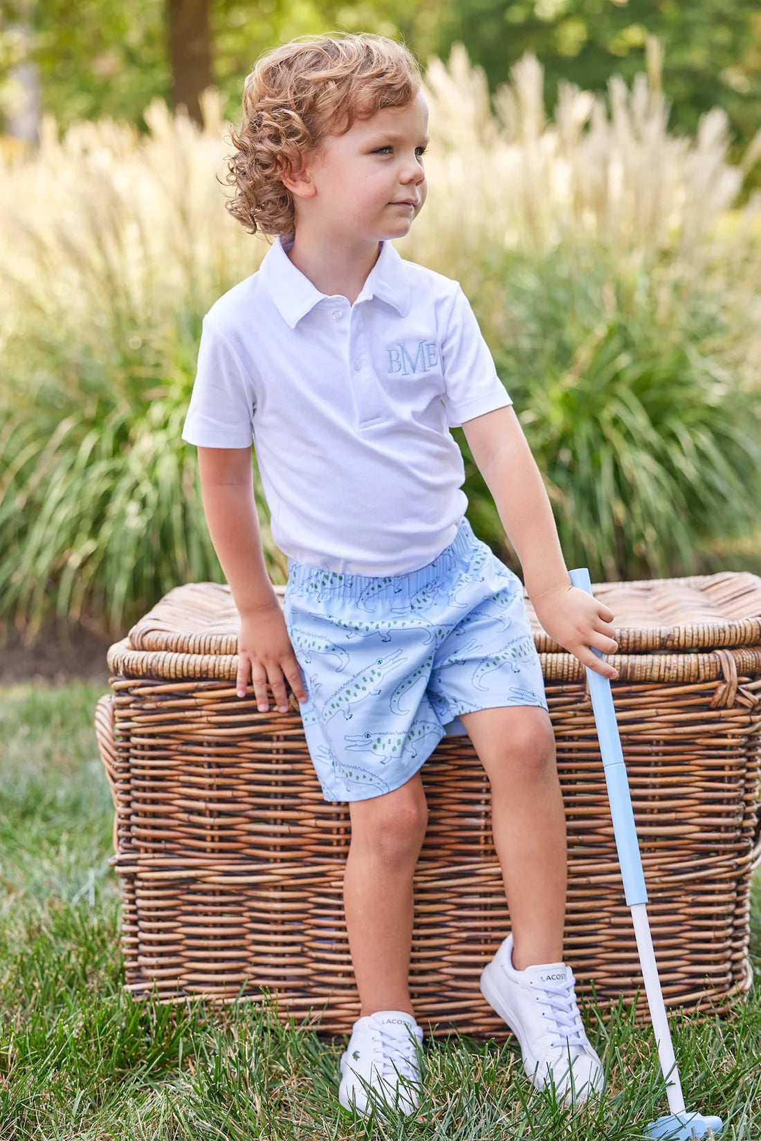 Basic Short - Blue Alligator Alley