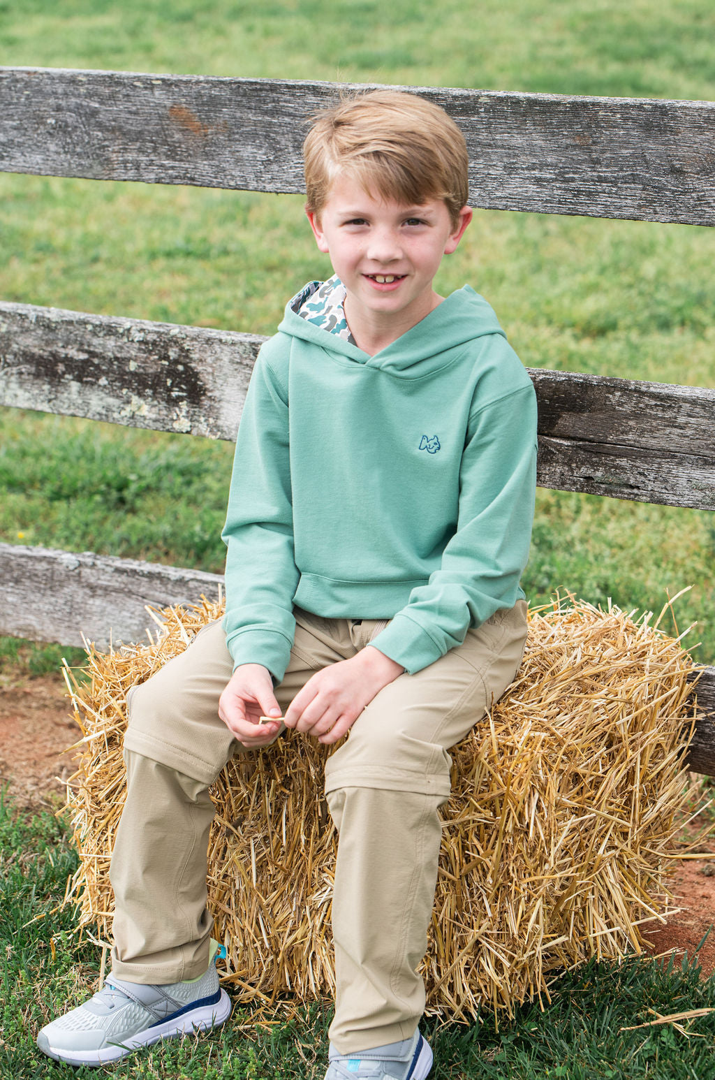 Boys Spinnerbait Sweatshirt - Frosty Spruce