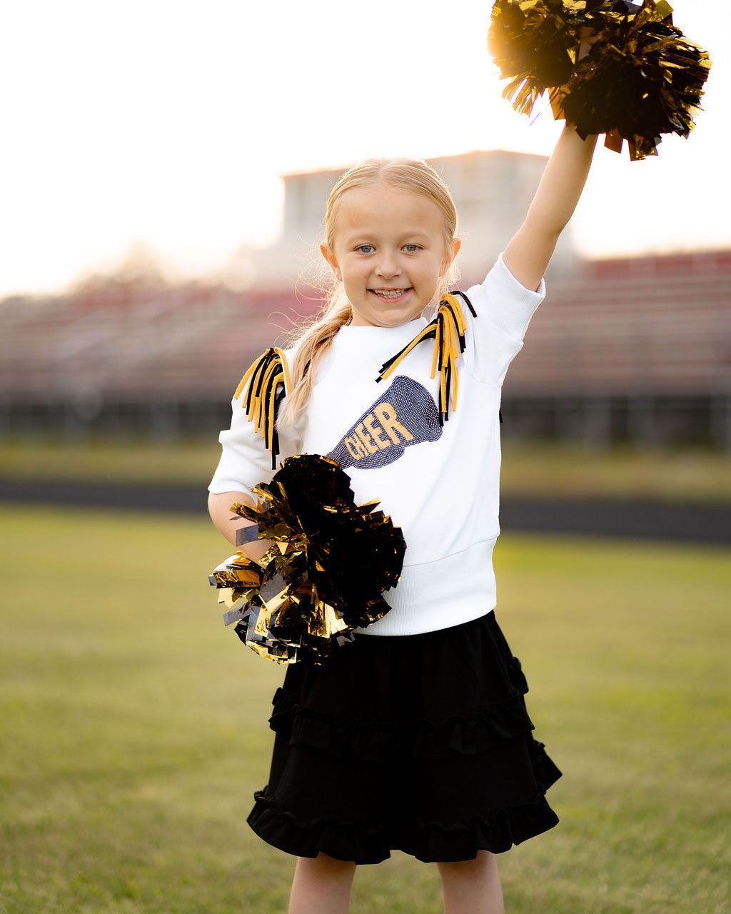 Game Day Cheer Set - Black and Gold