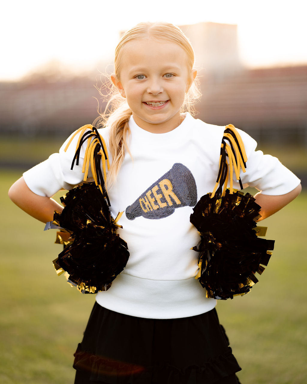 Game Day Cheer Set - Black and Gold