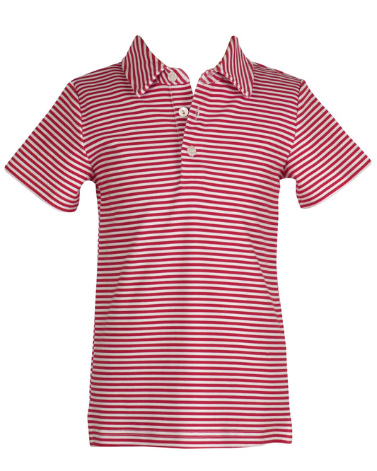 Patrick Polo - Burgundy Stripe
