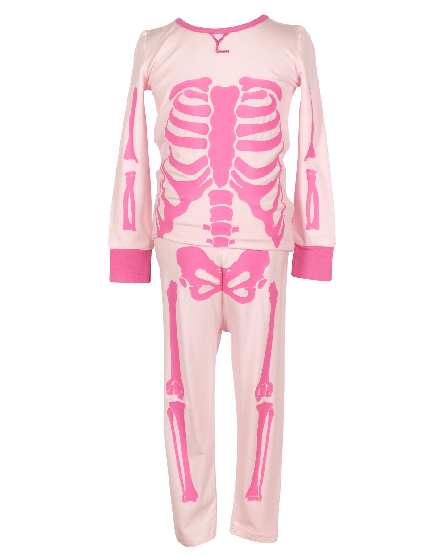 Pink Lambie Jammies: Glow in the Dark Skellys