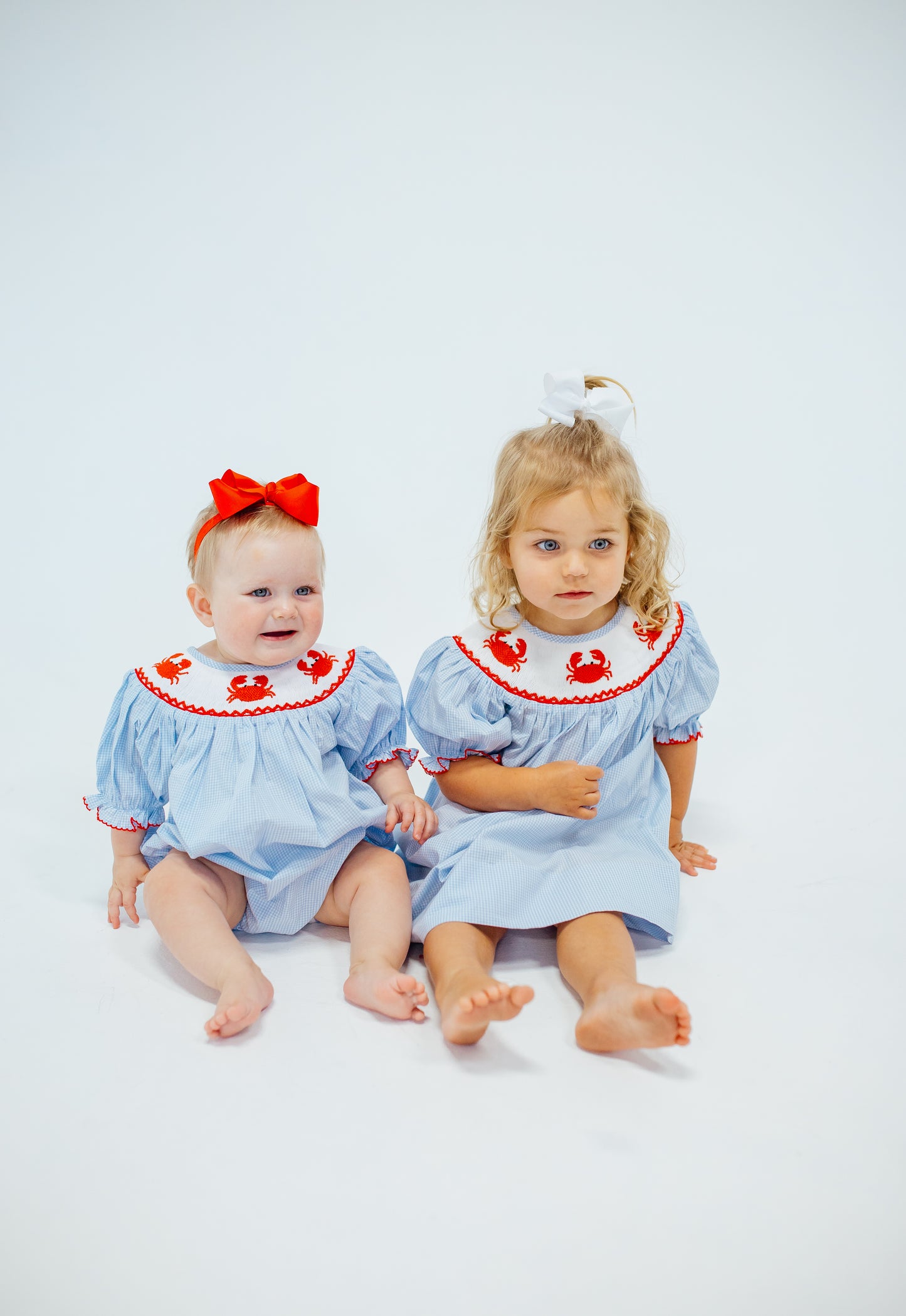 Crabby Smocked Dress