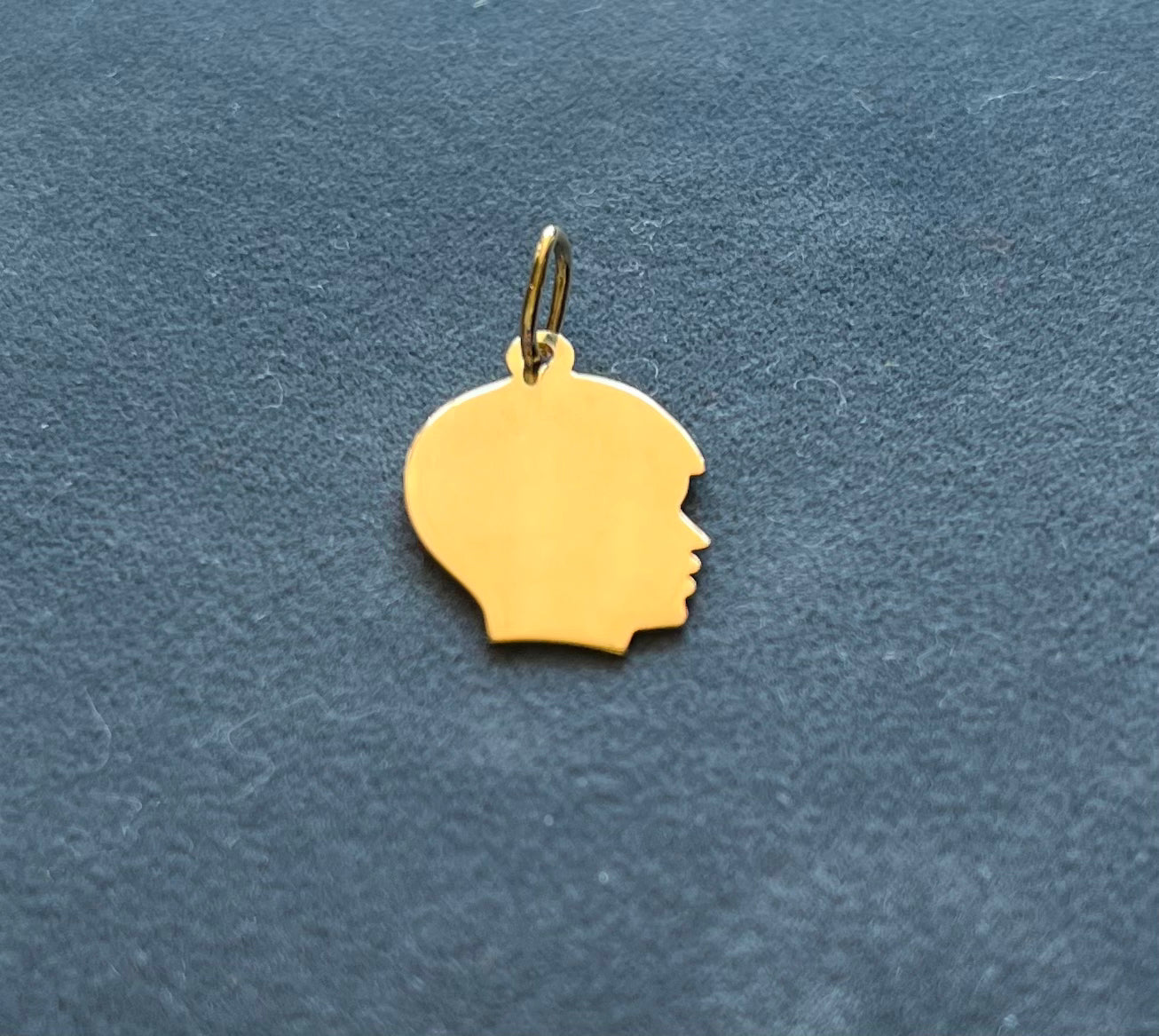 Petite Heirloom Silhouette Necklace 14K Gold