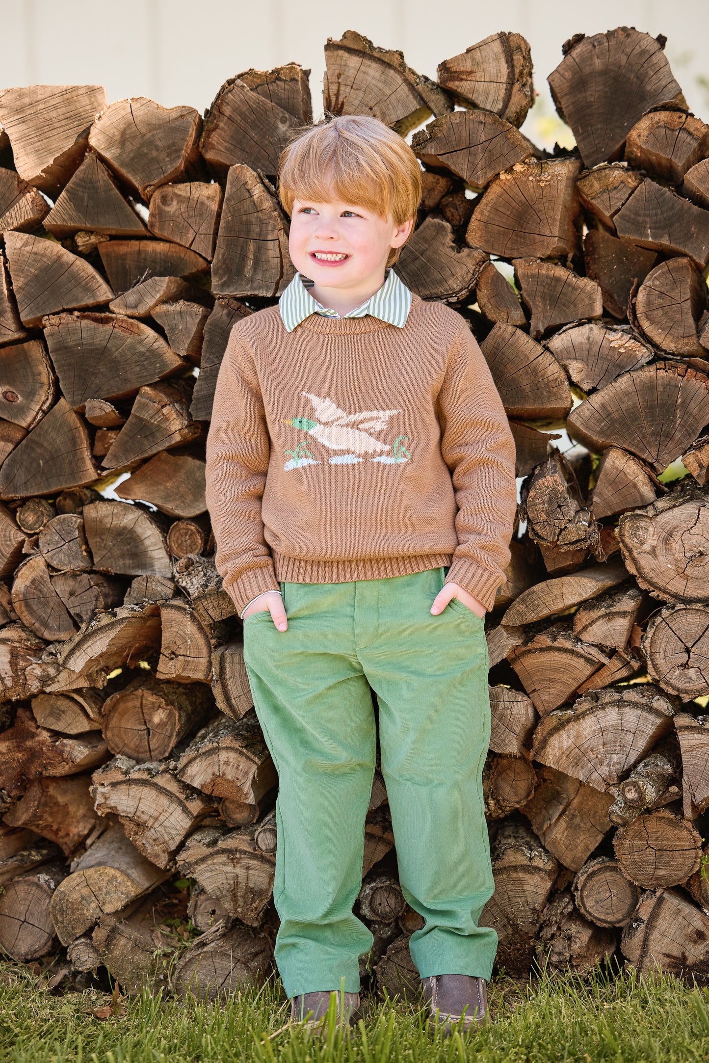 Intarsia Sweater - Flying Mallard