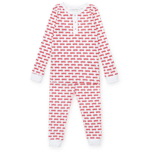 Jack Boys' Pajama Pant Set - Fire Truck Red
