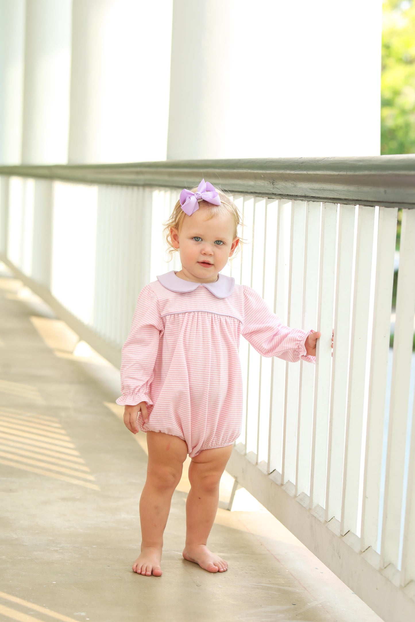 Katherine Bubble - Light Pink Stripe/ Lavender