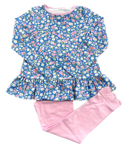 *PRE-ORDER* Peggie Peplum Legging Set - Fall Floral