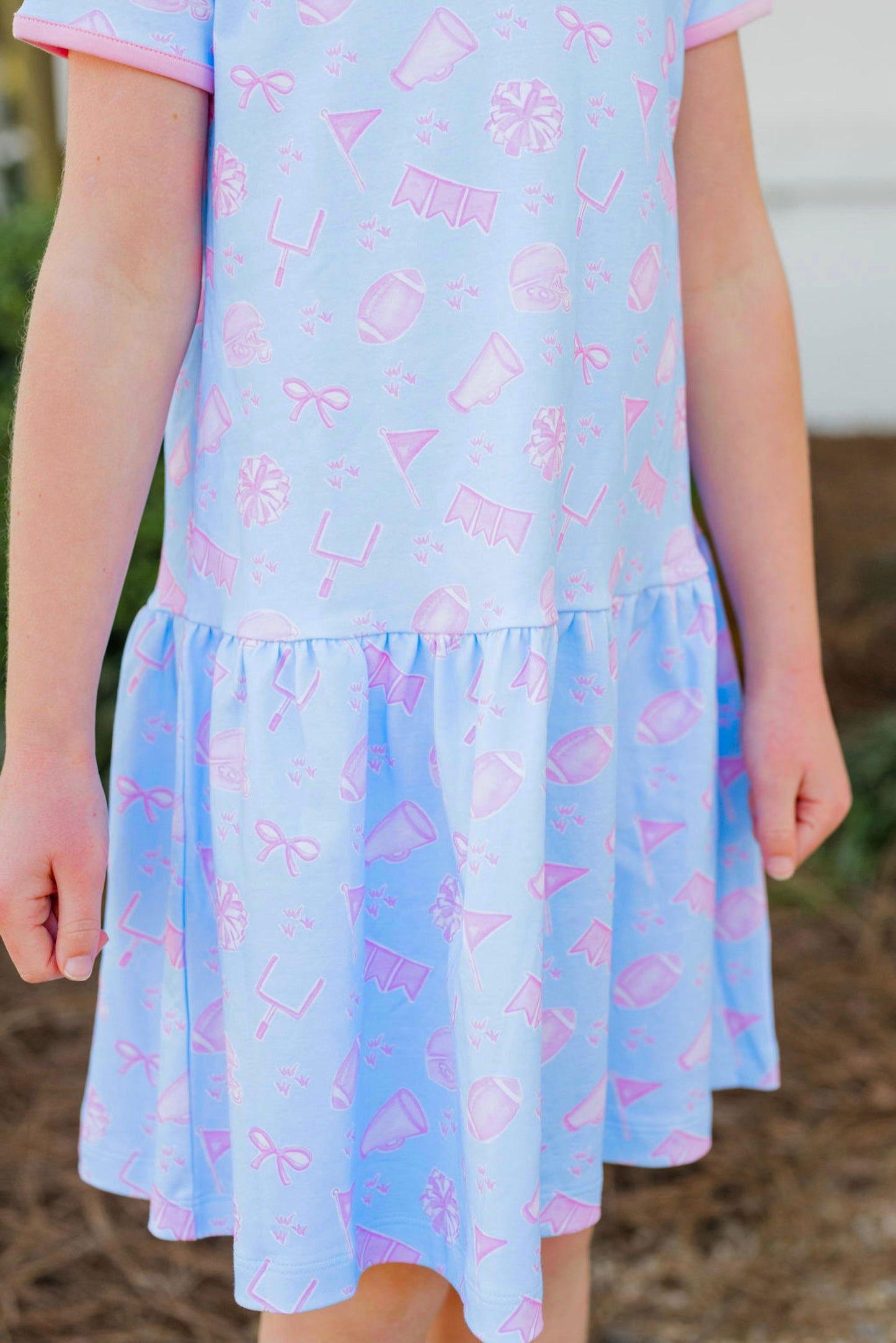 Loren Dropwaist Dress -Game On Knit