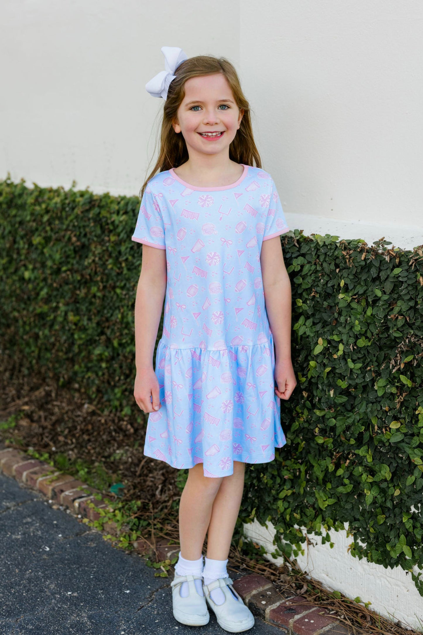 Loren Dropwaist Dress -Game On Knit