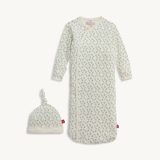 Eloise Organic Cotton Gown+hat