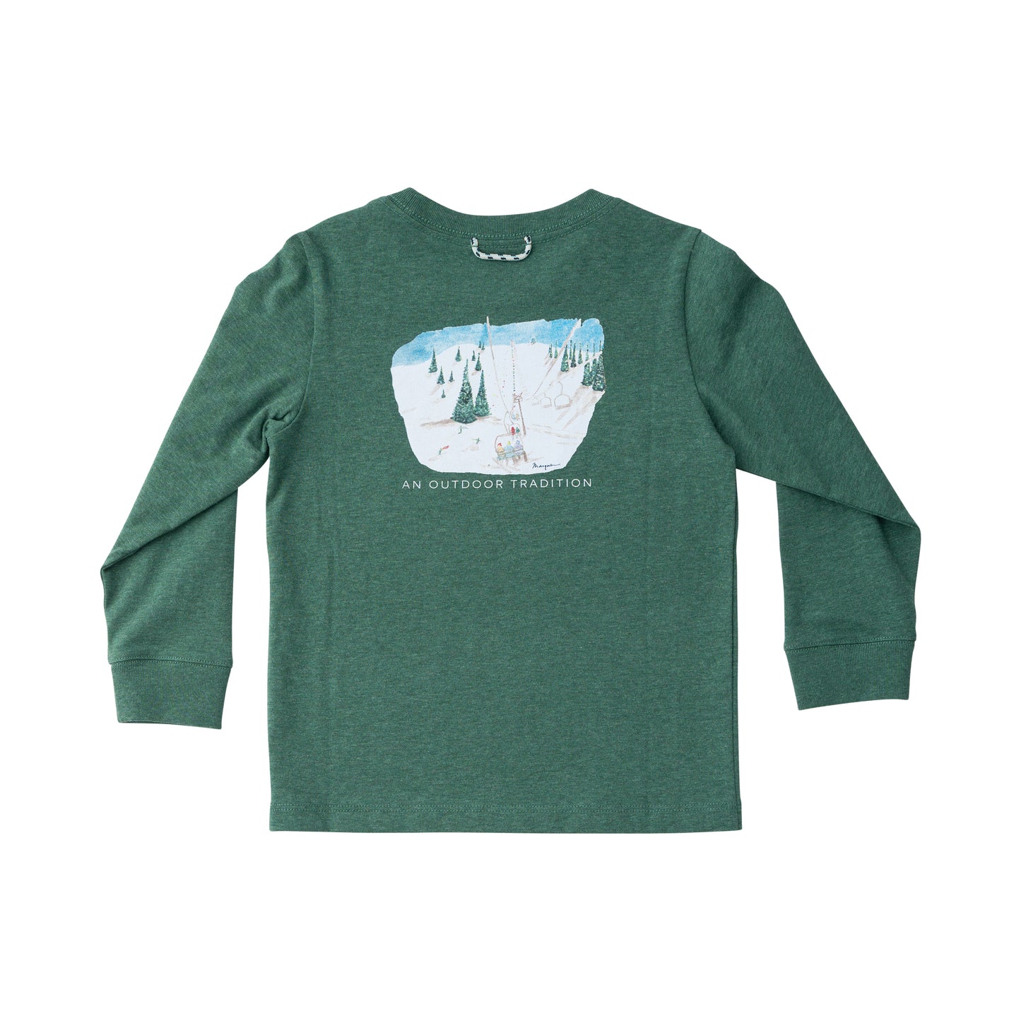 *PRE-ORDER* LS Cotton T-Short - Smoke Pine Heather