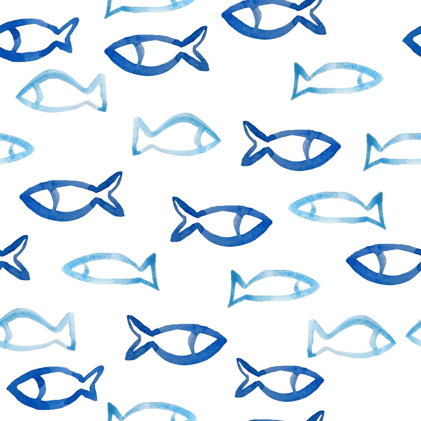 Tyler Blue Seaside Fish Short Set