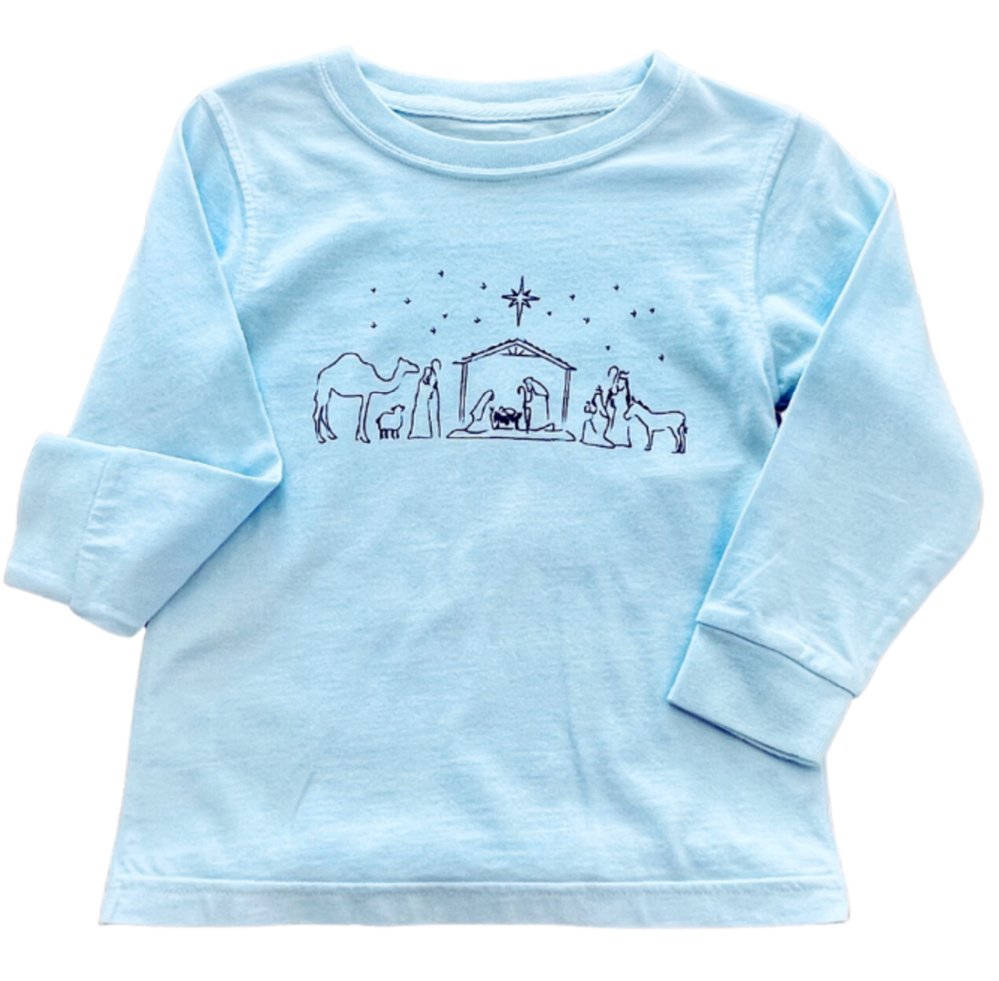 T-shirt Jesus - Azul bebê - Comprar em D'NATI BOUTIQUE