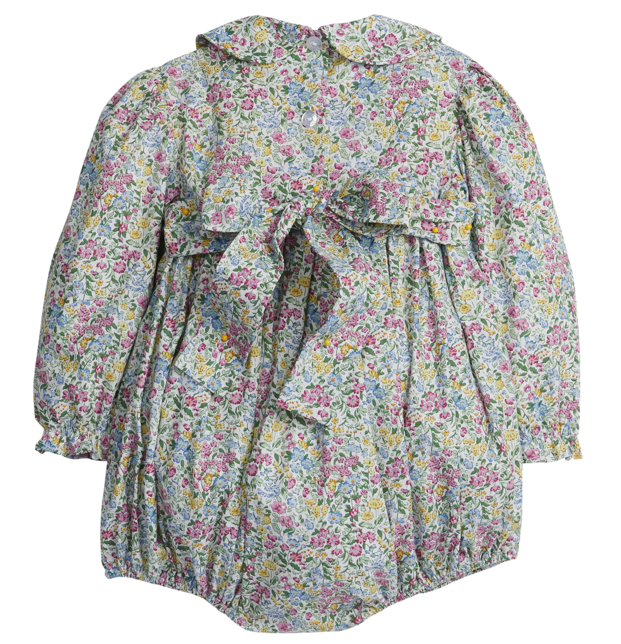 Smocked Charlotte Bubble- Green Gables