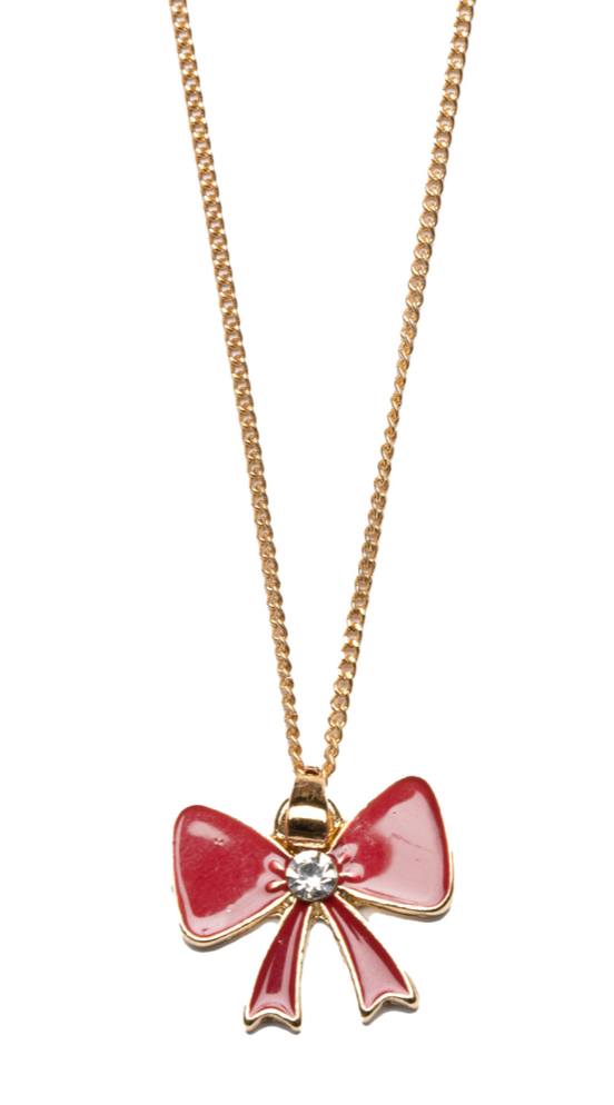 Holiday Bow Necklace